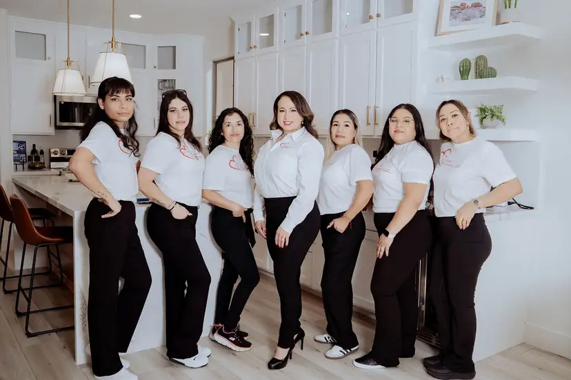 The Rosa InstaClean cleaning team in a bright East Valley kitchen